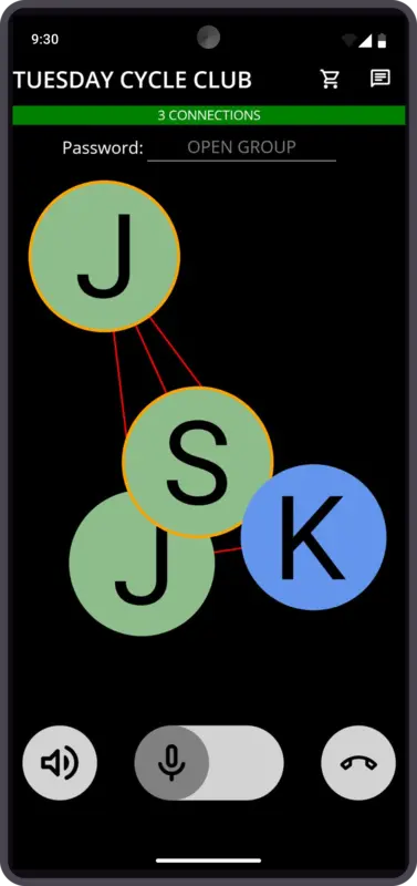 Android connection screen